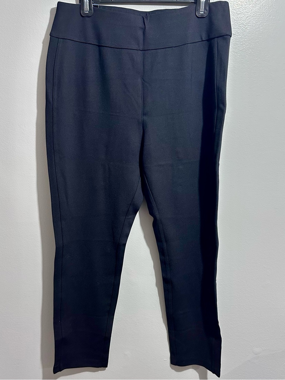 Express Classic Black Pull-On Ponte Pants Size L (1255)